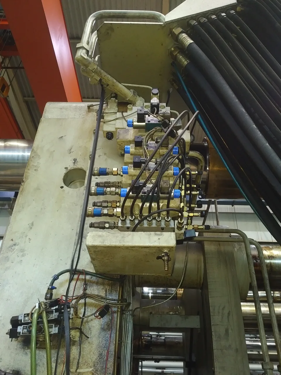 Industrial machine disassembly at Crock, Thuringia