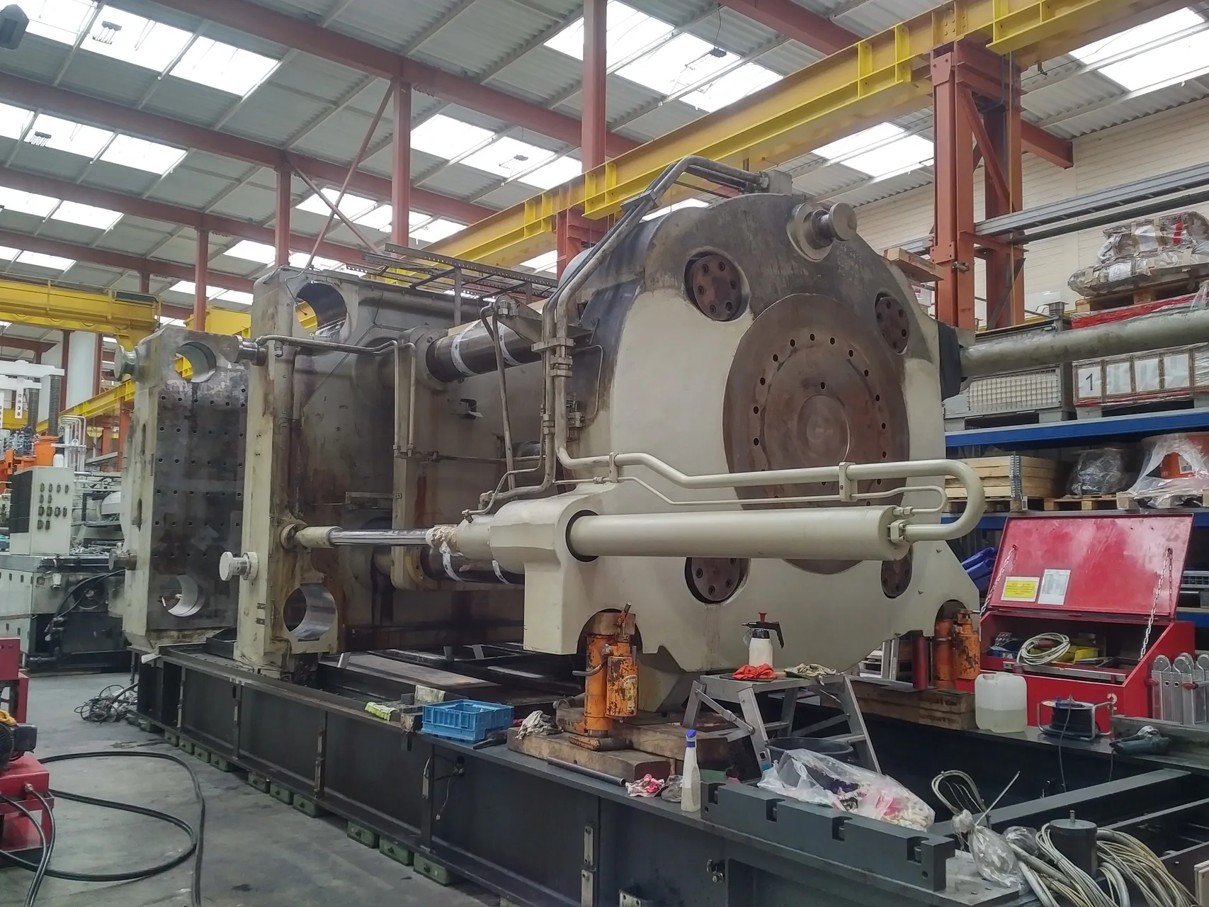 Machine assembly at Krauss Maffei Munich